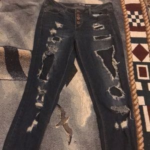 No boundaries,size 7, dark blue